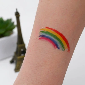 Factory Wholesale Colorful Temporary Face Tattoo Stickers for Festivals