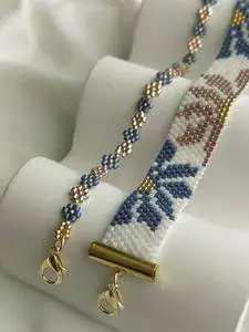 Pinteresty Bohemian Christian Beaded Bracelet Daily Wear Party Gifting Adjustable Custom Modern Handwoven Wristband Fashion