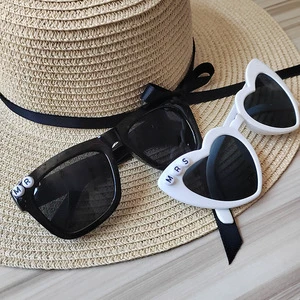 Go Party Bachelorette Party Wedding Bridal Shower MR&MRS Heart Shaped Sunglasses Bride and Groom Eyewear Sun Glasses for Women