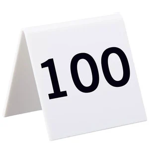 Factory Custom Wedding Decoration Acrylic Table Place Cards Table Numbers Simple Style Nameplate