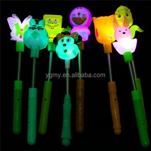 Novelty Glow Items Noise Maker Toy Led Blinking Light Stick Fan Led Handlap Event & Party Supplies