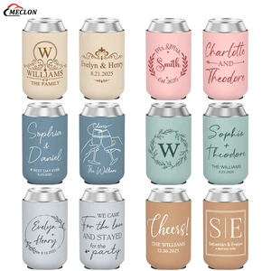 Custom Personalized Promotional Portable Stubby Holder 12 16 OZ Wedding Neoprene Beer Can Cooler Cover Sleeve Coozies For Cans