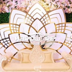Fancy Design Cheap Sale Stage Decoration Lotus Backdrop Stand for Wedding Events