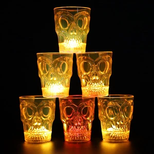 4PCS/Set Halloween Wine Glass Decorative Supplies Indoor Decoration for Party Event Ornament Wholesale