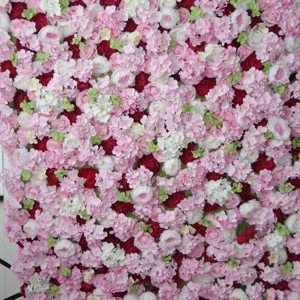 Holiday Party Supplies Decoration 8ft X 8ft Rolled Flower Wall Backdrop
