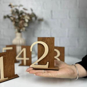 Number 1-9 Rustic Modern Wedding Table Numbers Guests Seating Cards Reception Table Numbers Wedding Table Decor