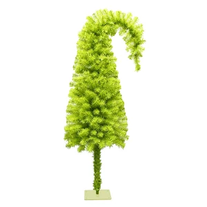 Hot Selling Green PVC 150cm Stand for Christmas Tree Decor with Multicolored Remote Controlled Lights for Christmas Parties