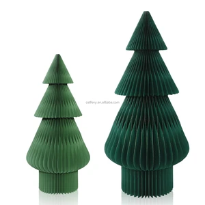Green Large Size Christmas Decoration Holiday Party Supplies Christmas Ornaments Paper Window Display for Home Decor