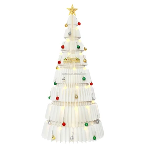 Large Size Christmas Decoration Holiday Party Supplies Christmas Ornaments Paper Window Display for Home Decor