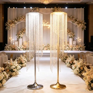 Romantic Detachable Wedding Backdrop Arch Stable Metal Stand for Wedding Event Stage Decor Wedding Supplies Hanging Decorative