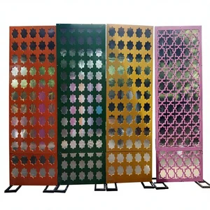 Event Party Stage Decoration Back Drops Gold Stainless Steel Frame Flower Stand Wedding Arch Backdrop