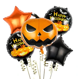 Wholesale 5pcs Foil Balloons Set Ghost Balloon for Halloween Decoration