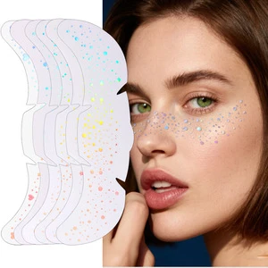 Freckles Temporary Face Tattoo Fashionable Hot Laser Star Flash Makeup Sticker Natural Simulation