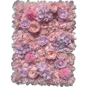 Hot Sale Customizable Silk Artificial Flower Wall Eco-Friendly for Wedding and Photo Studio Decoration