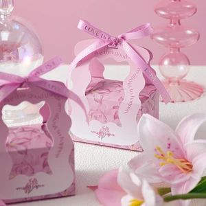 Advanced Internet Celebrity Portable Wedding & Engagement Candy Box European Style Accompanying Gift for Celebration