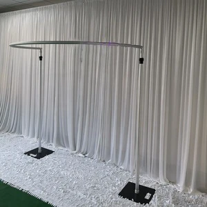 Wholesale Adjustable Curved Backdrop Stand Wedding Decoration Supplies Stage Background