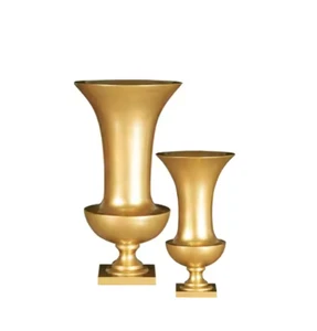 New Design Gold Flower Vase Metal Flower Stand Table Centerpieces for Wedding Decoration & Events Centerpiece Top Trending