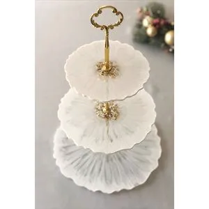 Artistic Home Decor Resin Cake Stand for Party Tableware & Table Decorations