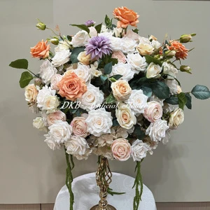 Wedding Decoration Flower Arrangement Wedding Table Flower Centerpiece Lavender and Centerpieces Set White Flower Ball