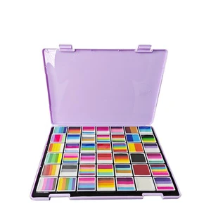 body painting supplies Face Paint Palette Non-Toxic Kid-Safe with Portable Case for EU US Party & Festival Use