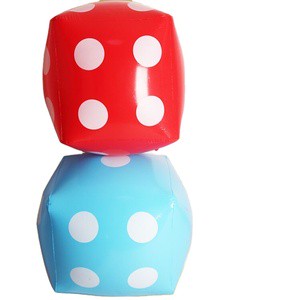 Customizable Inflatable PVC Dice Game Foldable Party Decorations for Halloween New Year Diwali Easter Parties-Kids Adults