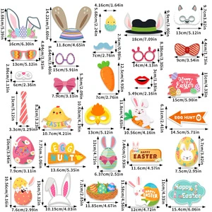 Easter Photo Props Adult DIY for Photoshoot Birthday Party Easter Bunny Party Supplies