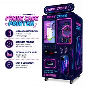 Retail Unit Mobile Phone Case Printing Vending Machine Phone Case Vending Machine Good Display Effect For Museums Game Halls