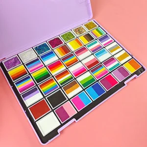 Wholesale Custom Rainbow Children's Eco-friendly Face Paint Kits for Festival Parties Safe & Non-toxic
