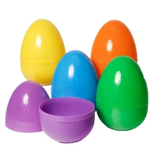 2024 Hot Popular Traditional Plastic Egg Easter Party Decoration Simulation Egg Festival Hot Sale Supplies