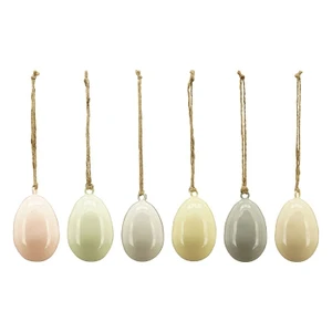 Eco-friendly Easter Decorations Eggs Hanging Ornaments Supplies Colorful for Easter Tree Basket Decor