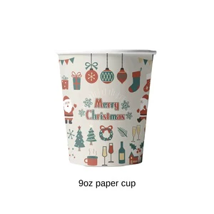 Modern Disposable Eco-Friendly High Quality Customized Paper Tableware Set Silk Screen Printed Parties Table Decorations
