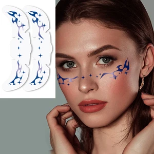 Enchanted Freckles Face Tattoo Stickers Waterproof Glitter Temporary Makeup Stylish Sexy Design for Christmas Parties Made Paper