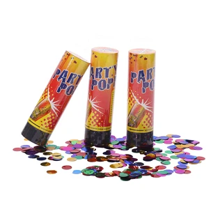 Eco-Friendly Wedding Favors Mini Party Popper Handheld Push Pops Confetti Cannon for Festivals