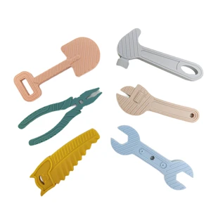 Silicone Soft Toys Baby Teething Hammers & Wrenches Adjustable Pliers-Perfect Birthday Party Favors