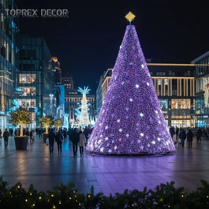 Topdecoration Commercial Giant LED Christmas Tree Heavy Duty Outdoor Xmas Decoration for City Squares & Parks