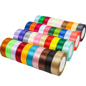 1.5 Inch Single Face Satin Ribbon Fabric Webbing Decoration Gift Christmas Ribbon