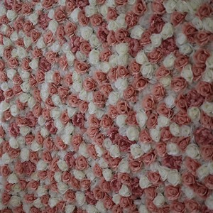 Support Custom-sized Background Roll-up Artificial Board Flower Walls for Wedding Stage Decorations