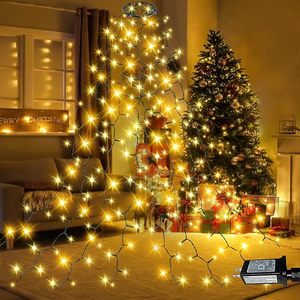 HOLIDAY STRING LIGHTS FOR CHRISTMAS TREE / COLORFUL LED DECORATIONS / READY TO USE