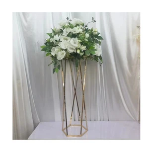 Flower Centerpieces for Wedding Table New Model Gold 80Cm Wedding Centerpieces & Table Decorations Table Centerpiece