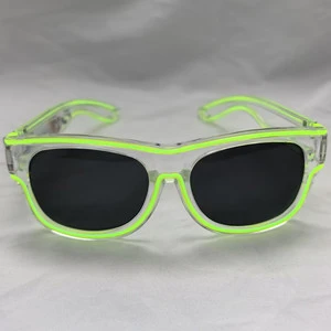 Party Supplier Luminous Wireless Led Party Rave Glasses,rechargeable Led Sunglasses for Holiday Rave Party