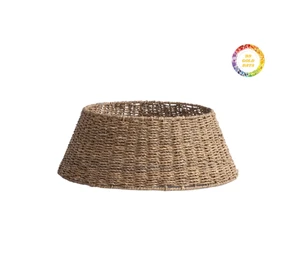 Custom Wicker Christmas Tree Fence Durable Christmas Tree Fence for Holiday Party Decoration Indoor Outdoor Garden Barrier