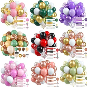 60PCS 12inch Party Balloon Sets Birthday Balloon Sets Party Decorations Wedding Balloon Birthday Party Decoration Wedding Decor
