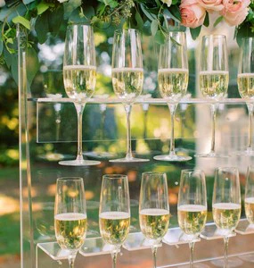 Champagne Wall Wedding Display Acrylic Wall