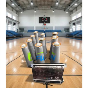 Portable 10pcs IPS Inflatable Cones Set High Profit Interactive Hit Game for Carnival Team Building Kids Party Rental Business