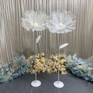 Wedding Decoration & Supplies Glowing Yarn Flower T Stage Pathway Light Petal Stand Background Screen Welcome Area Decorative Multicolor AC Wedding Party