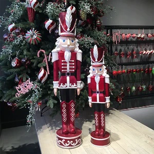 Customizable Life Size Christmas Ornaments Outdoor Commercial Decorations Nutcracker Dolls