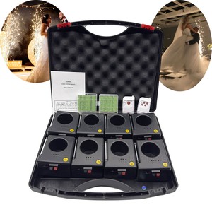 4/8/12 Cue Cold Pyro Fireworks Machine Wireless Remote Stage Fountain Ignition System, Cold Sparkler Machine For Wedding