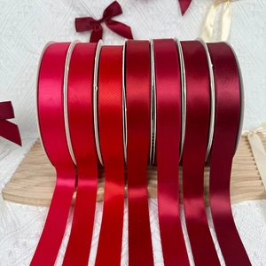 Luxury Christmas Decorative Polyester Ribbon Eco-friendly for Holiday Gift Wrapping and Party Supplies