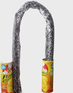 Potato Chip Snake Can Jump Spring Snake Toy Novelty Gag Fool Day Halloween Party Decoration Jokes in a Can Gag Gift Prank