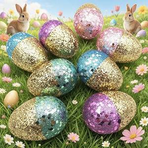 All Kinds of Easter Plastic Decorations-Outdoor Classic Letterpress Printed in Different Sizes